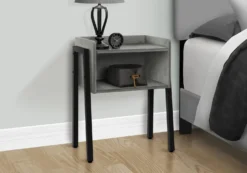 Table d'appoint, table de nuit - dessus de style plateau, 1 compartiment de - Monarch