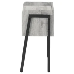 Table d'appoint, table de nuit - dessus de style plateau, 1 compartiment de - Monarch
