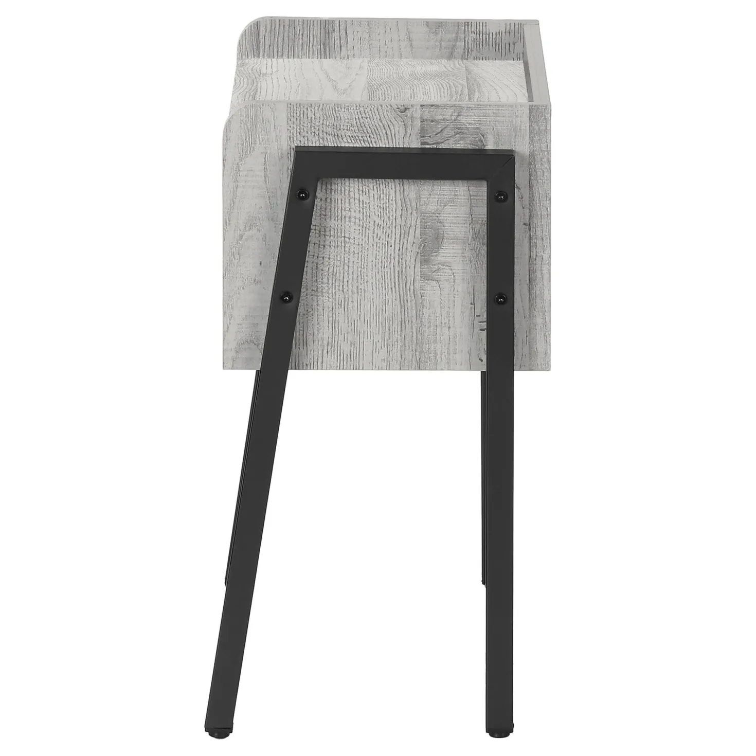 Table d'appoint, table de nuit - dessus de style plateau, 1 compartiment de - Monarch