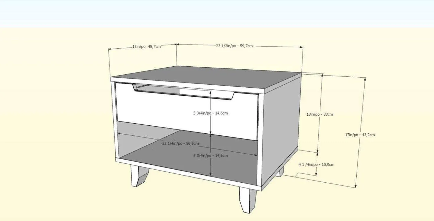 Table de nuit - Nexera