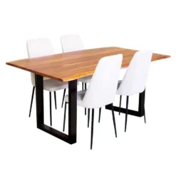 Table de 67 pouces avec 4 chaises