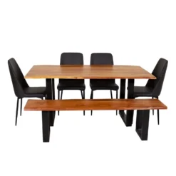 Table de 67 pouces avec 4 chaises