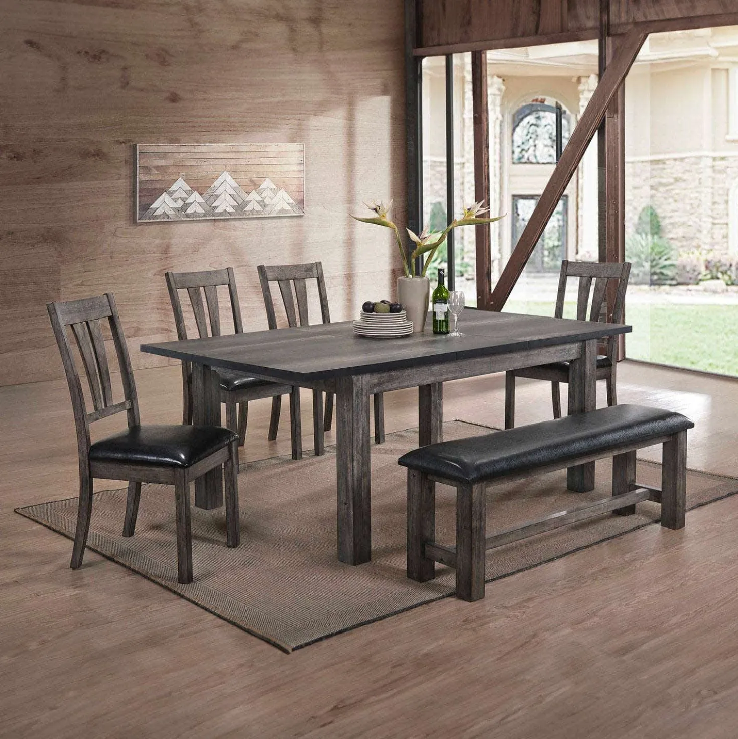 Table à manger avec 4 chaises