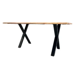 Table à manger en bois massif rectangulaire - 67