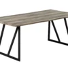 Table à manger rectangulaire 71"