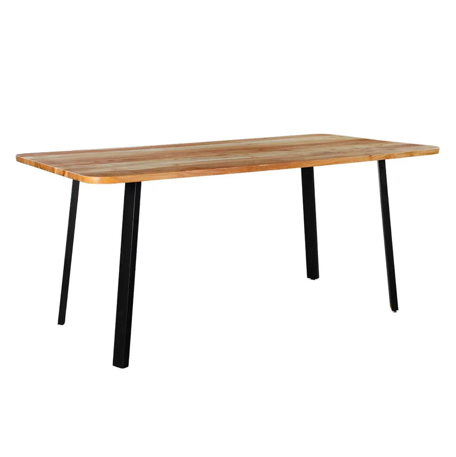 Table à manger rectangulaire en bois massif - 67"
