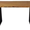 Table à manger rectangulaire en bois massif 67"