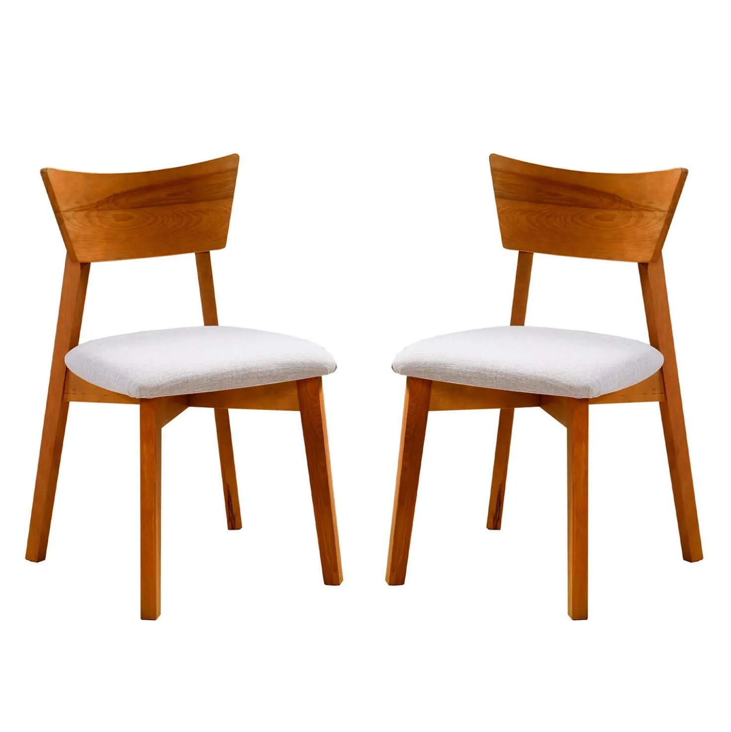 Table à manger rectangulaire extensible (48" à 60") avec 4 chaises - brun