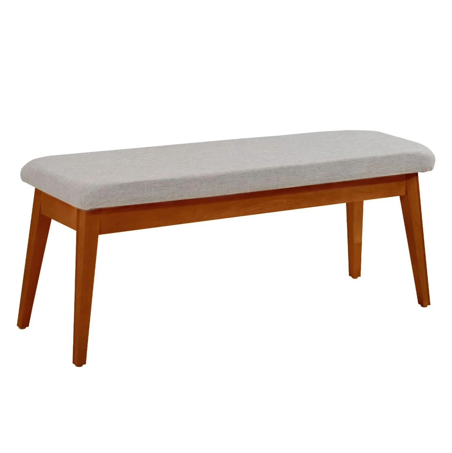 Table à manger rectangulaire extensible (48" à 60") avec 4 chaises et banc - brun