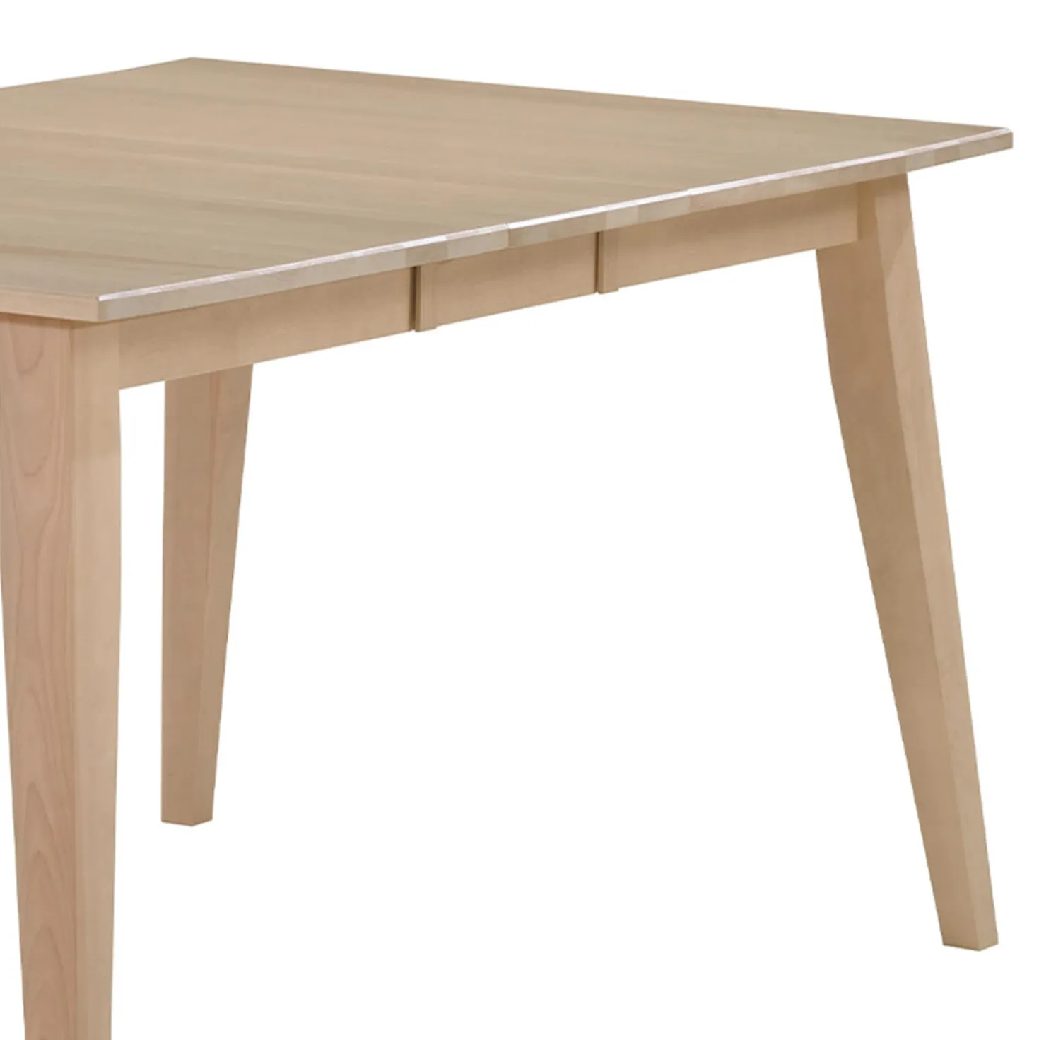 Table à manger rectangulaire extensible (48" à 60") avec 4 chaises - grège