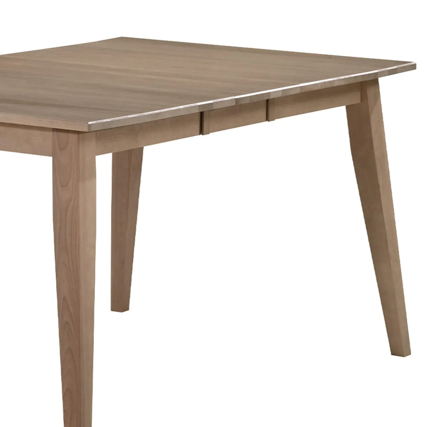 Table à manger rectangulaire extensible (48" à 60") avec 6 chaises - gris