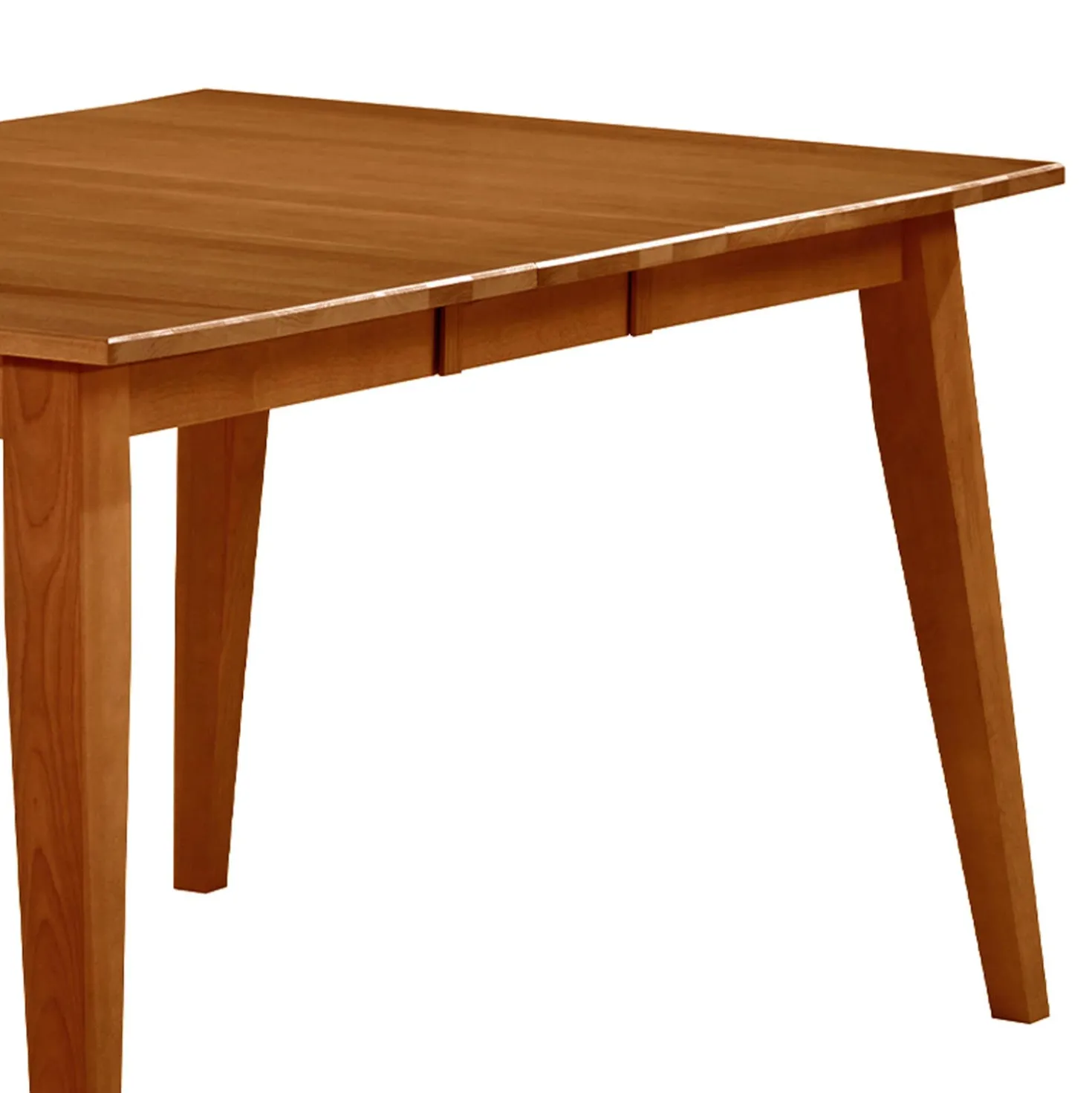 Table à manger rectangulaire extensible (54" à 70") avec 4 chaises et banc - brun
