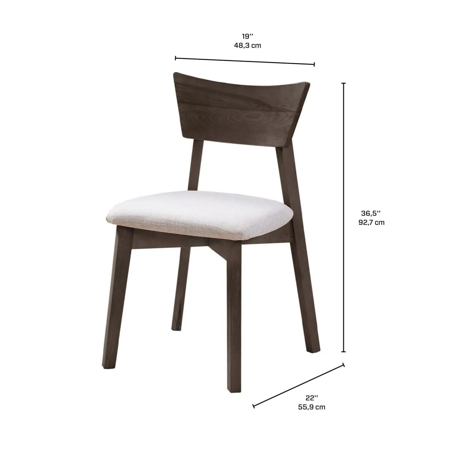 Table à manger rectangulaire extensible (54" à 70") avec 6 chaises - ardoise