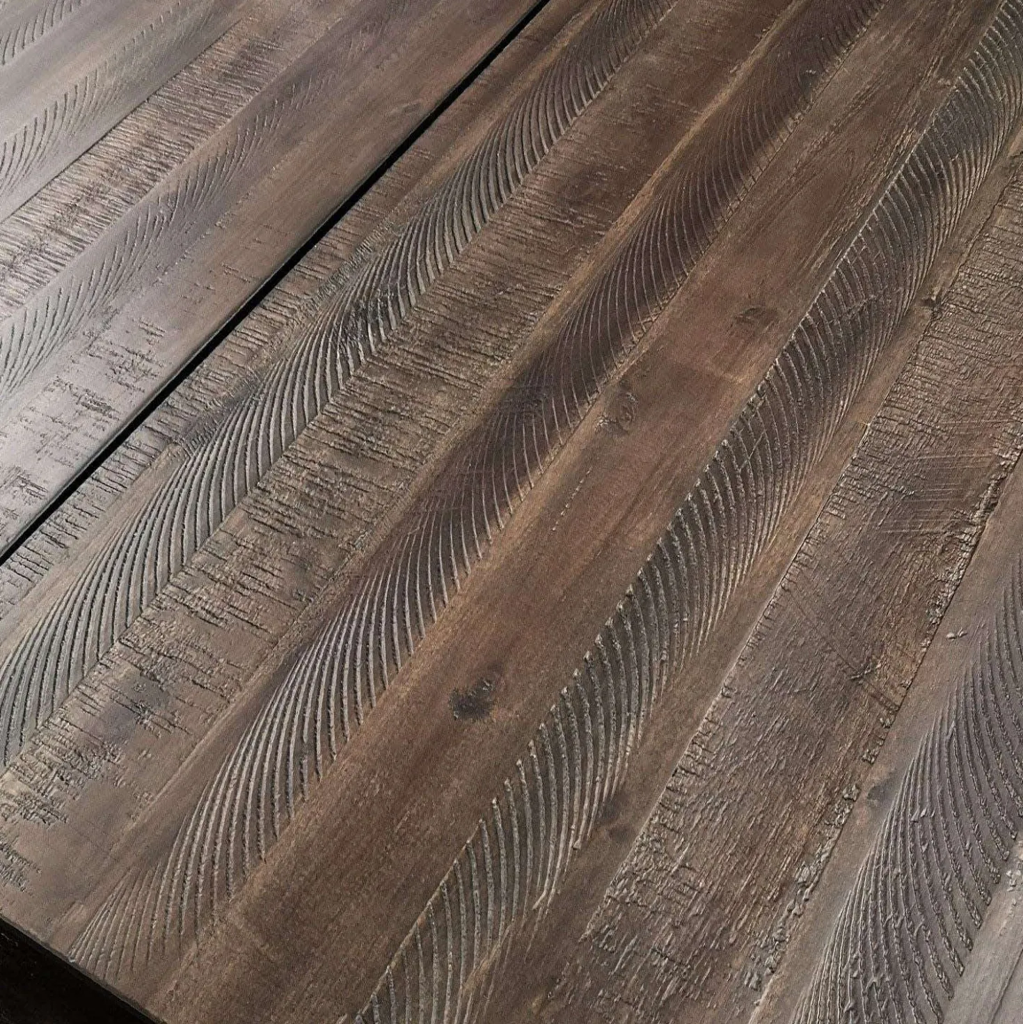 Table à manger rectangulaire extensible en bois massif