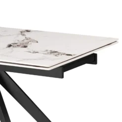 Table à manger rectangulaire extensible en pierre sintérisée 63