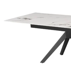 Table à manger rectangulaire extensible en pierre sintérisée 63