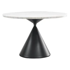 Table à manger ronde en marbre - 48"