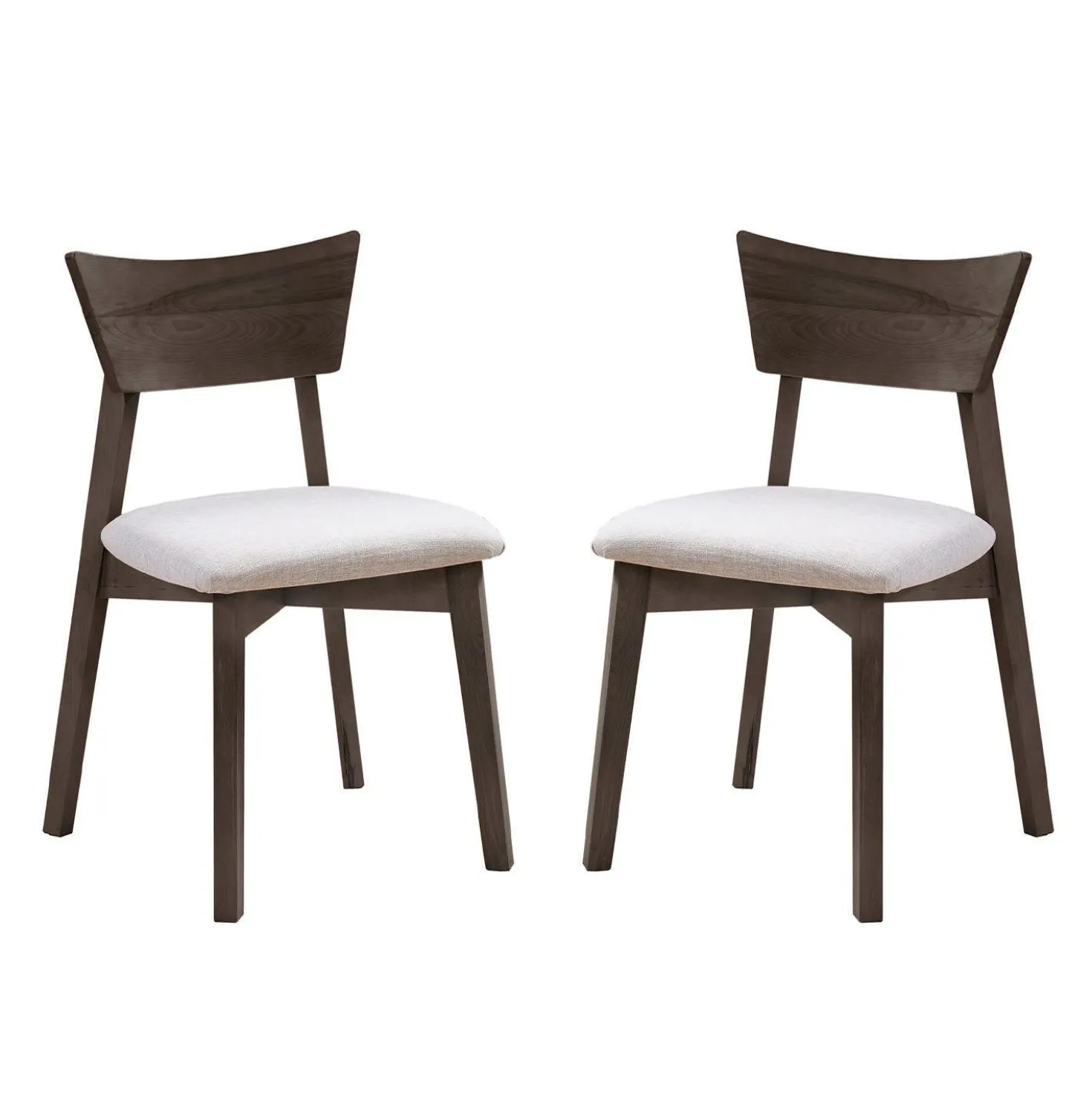 Table à manger ronde extensible (48" à 66") avec 4 chaises - ardoise