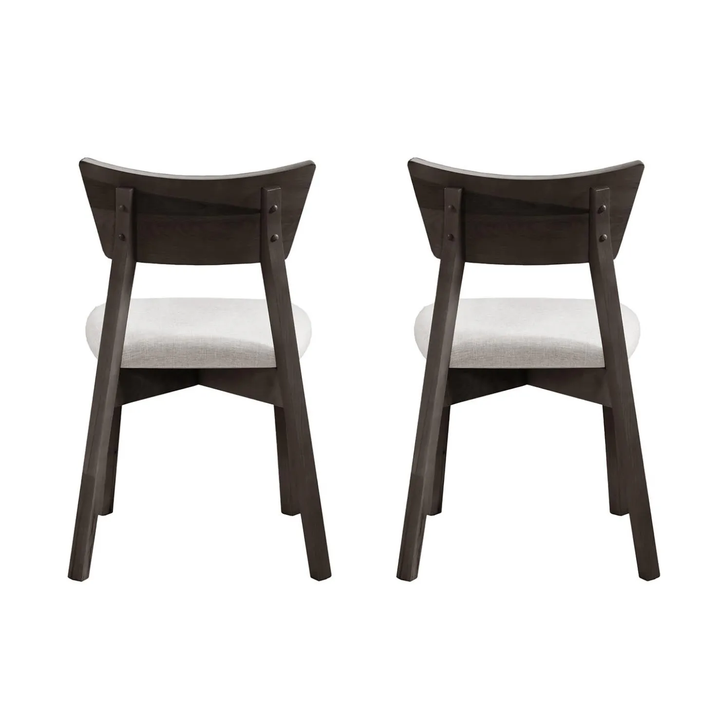 Table à manger ronde extensible (48" à 66") avec 4 chaises - ardoise