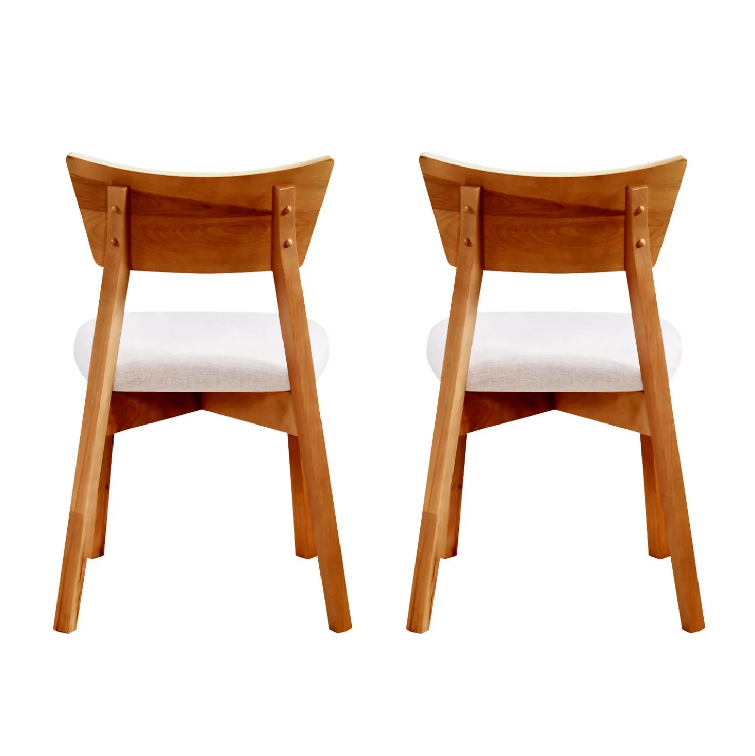 Table à manger ronde extensible (48" à 66") avec 4 chaises - brun