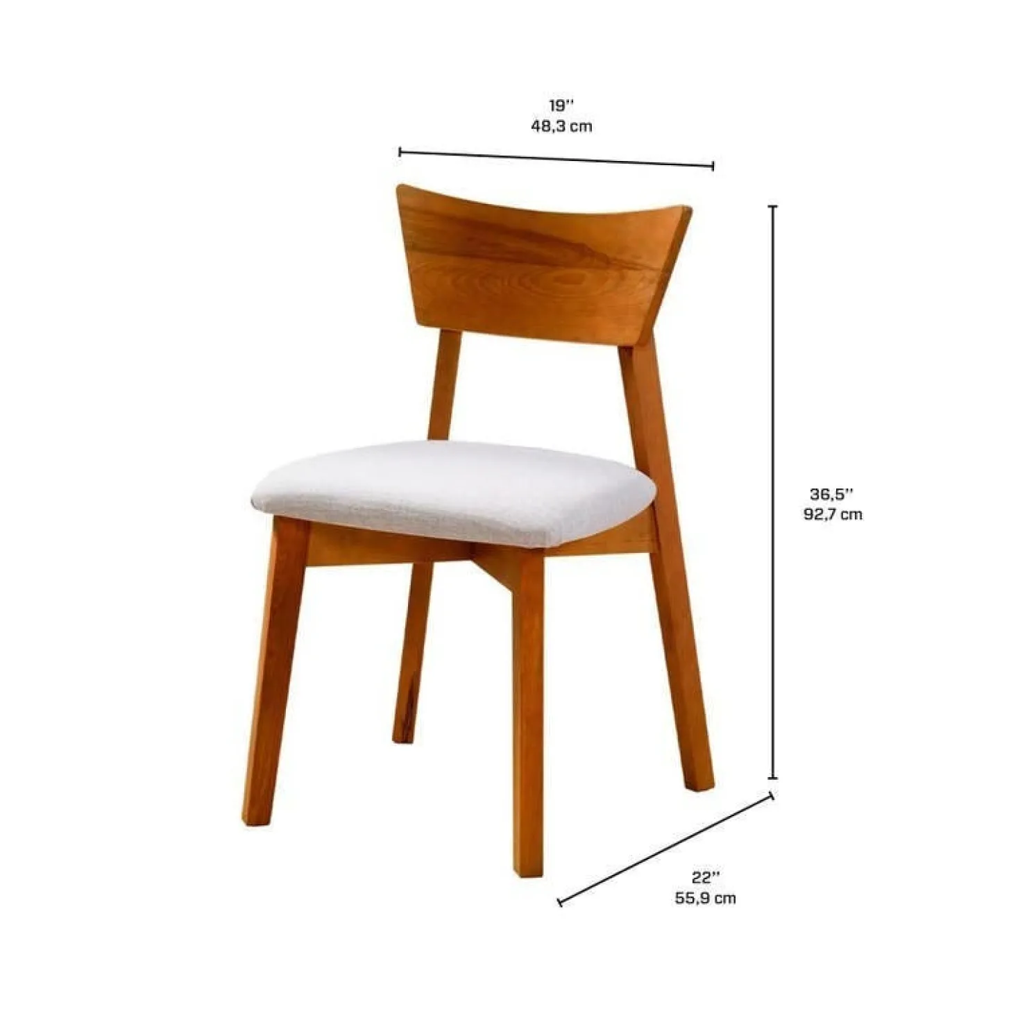 Table à manger ronde extensible (48" à 66") avec 4 chaises - brun
