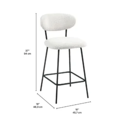 Tabourets (bte de 2) - blanc