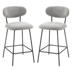 Tabourets (bte de 2) - gris
