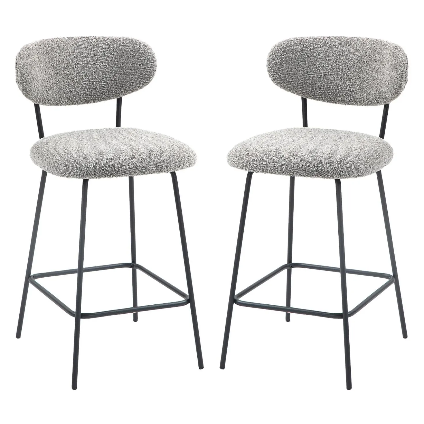 Tabourets (bte de 2) - gris
