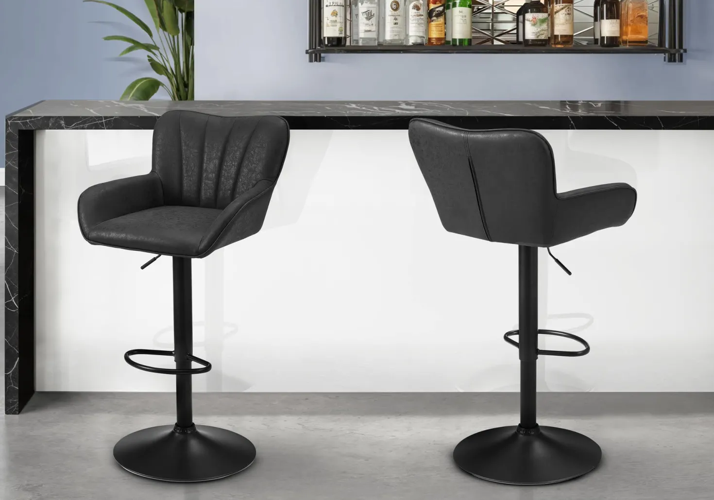 Tabourets de bar (bte de 2)
