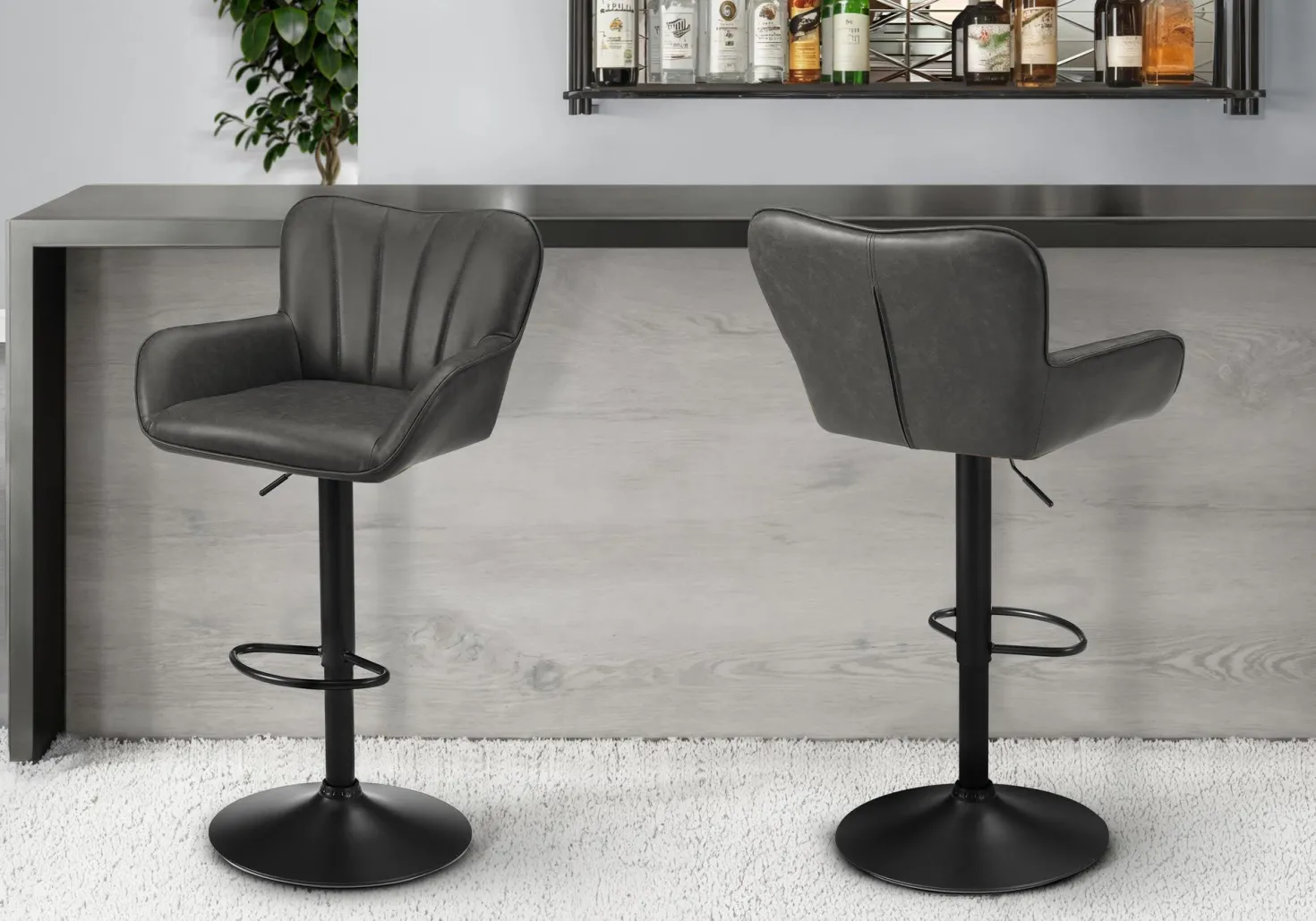 Tabourets de bar (bte de 2)