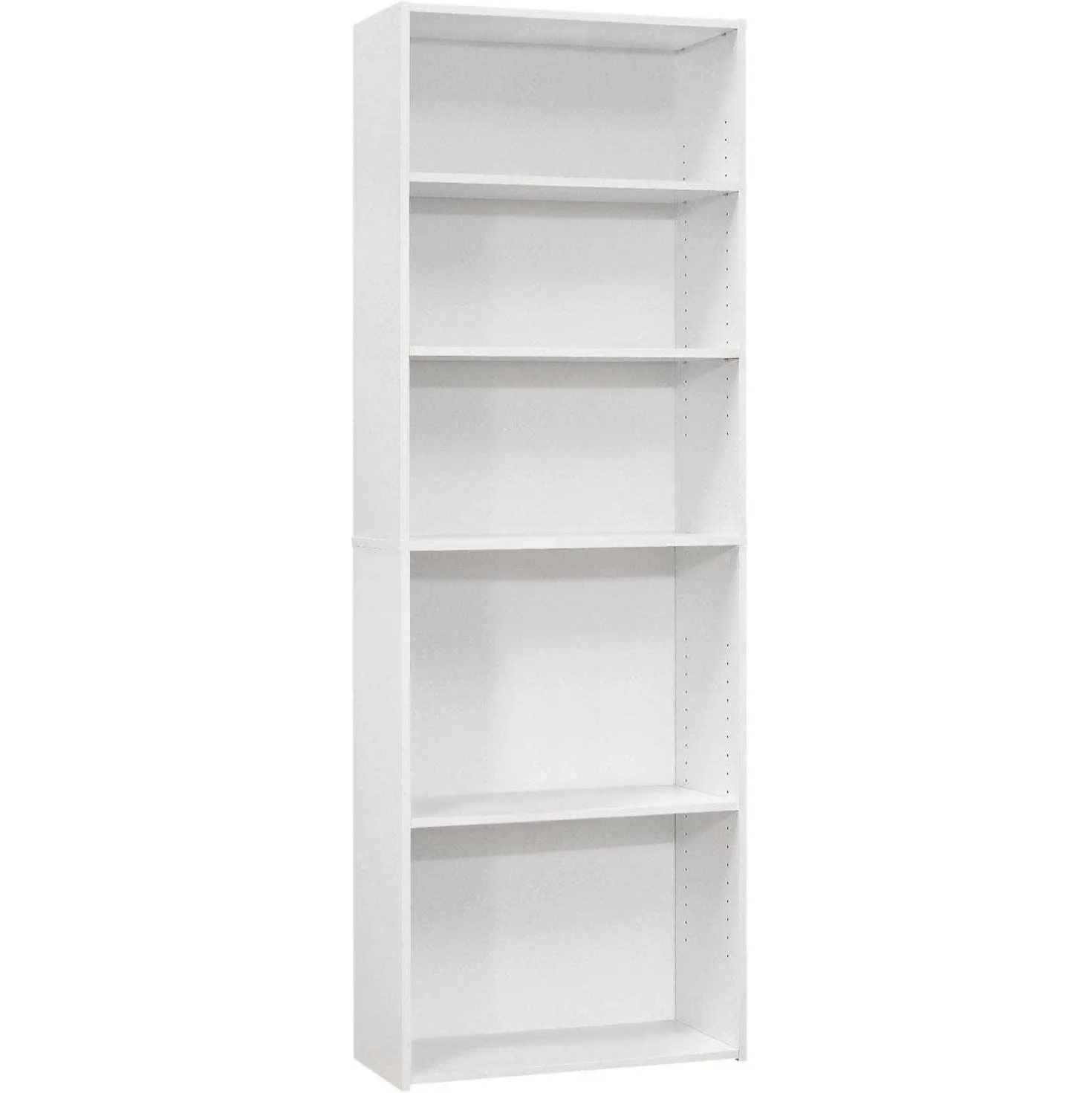 Étagère - 72"H, blanc avec 5 tablettes - Monarch