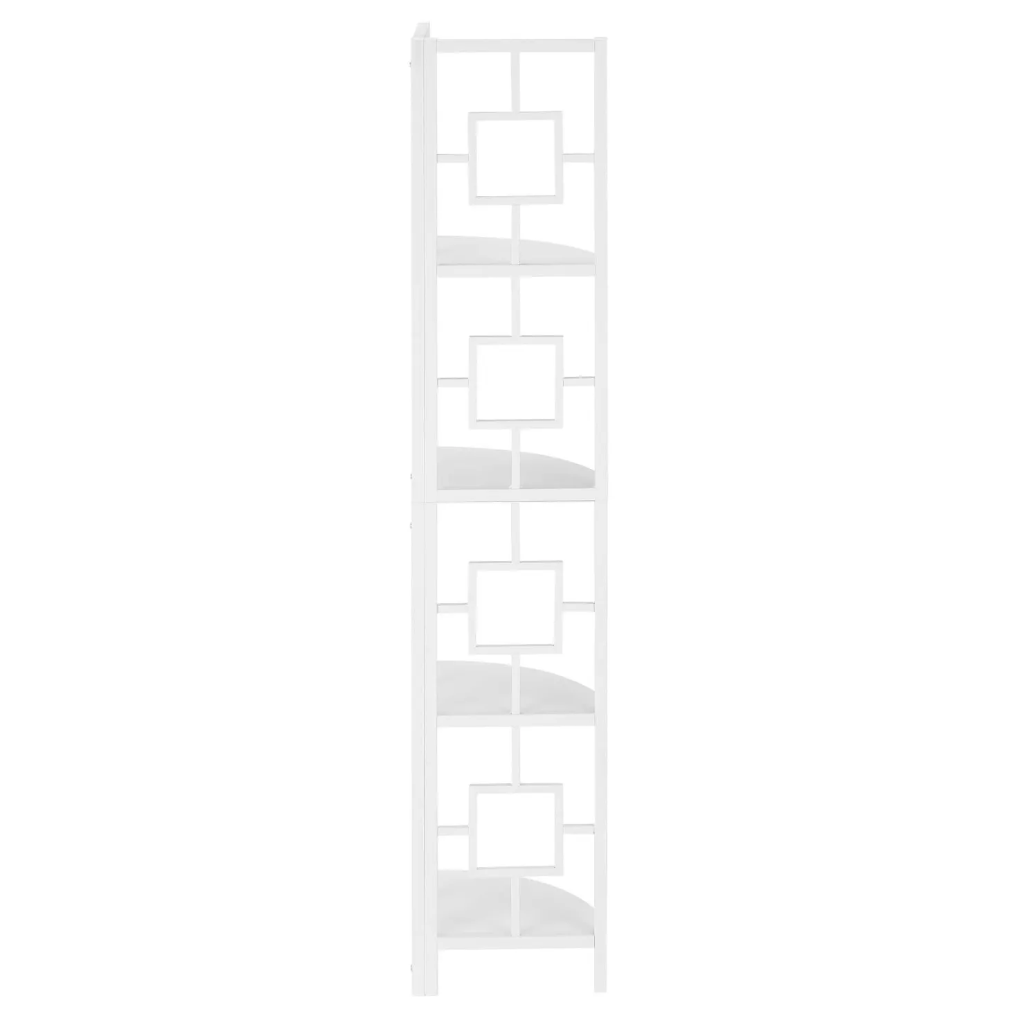 Étagère - 62"H, blanc, métal blanc en coin - Monarch