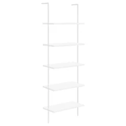 Étagère - 72"H, echelle blanc, métal blanc - Monarch