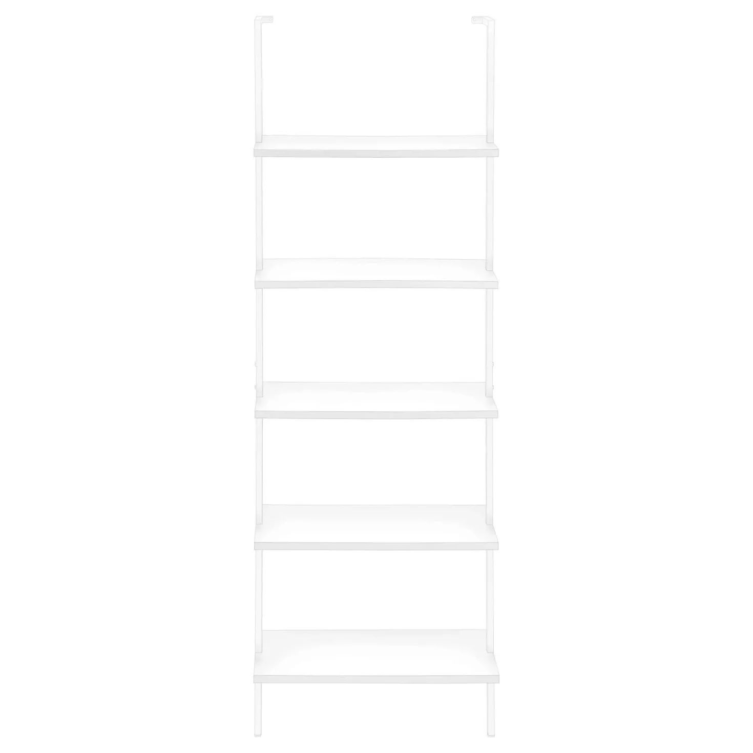 Étagère - 72"H, echelle blanc, métal blanc - Monarch