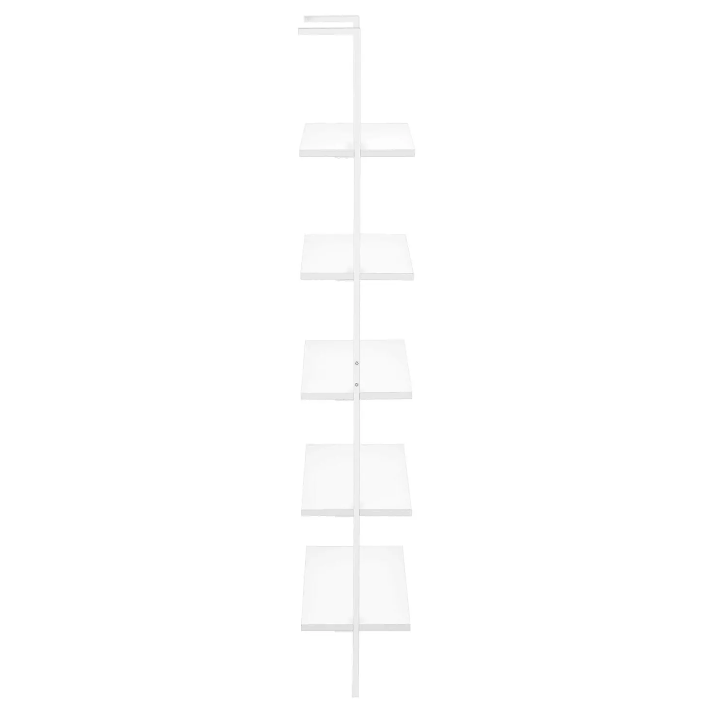 Étagère - 72"H, echelle blanc, métal blanc - Monarch