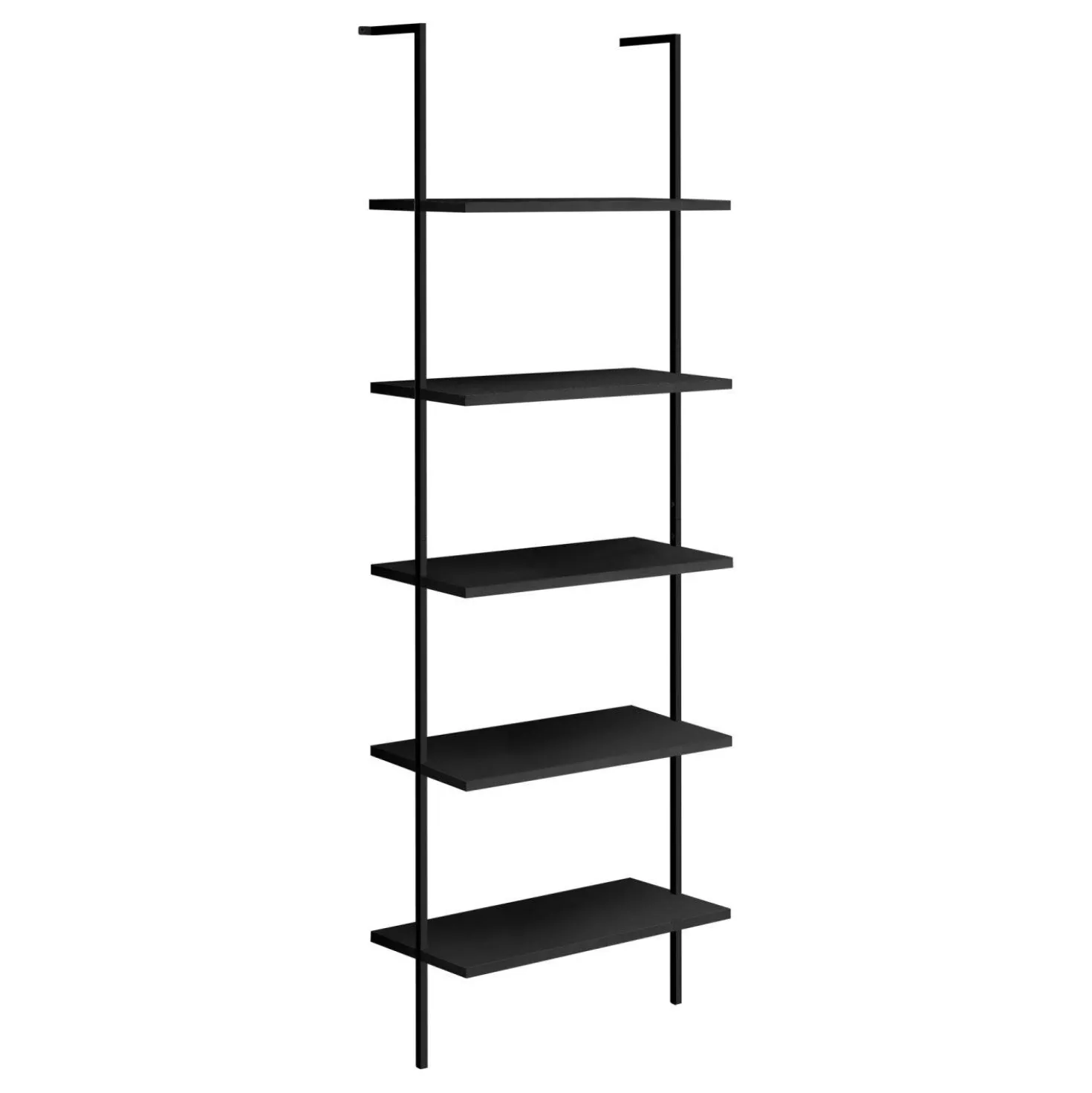 Étagère - 72"H, echelle noir, métal noir - Monarch