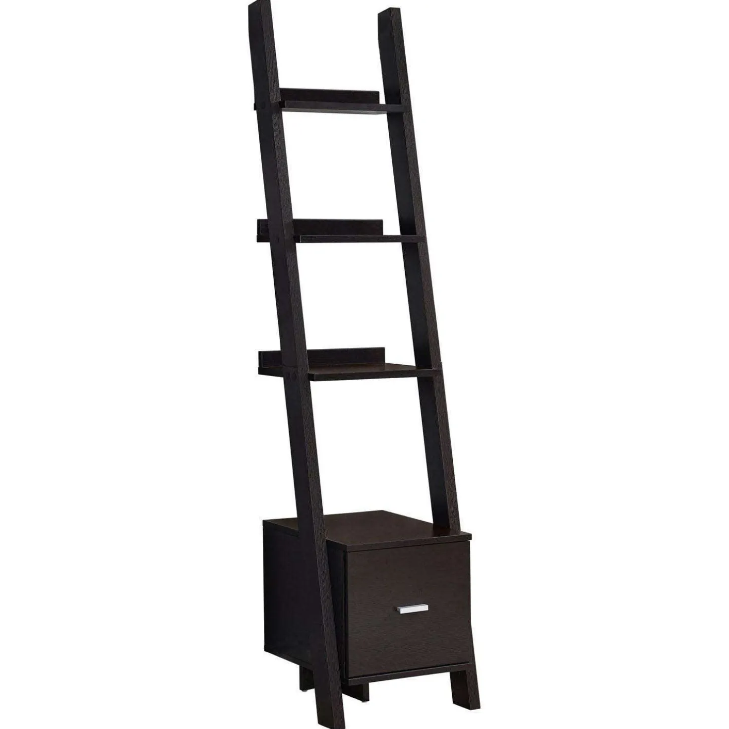 Étagère - 69"H /espresso echelle et/tiroir de rangement - Monarch