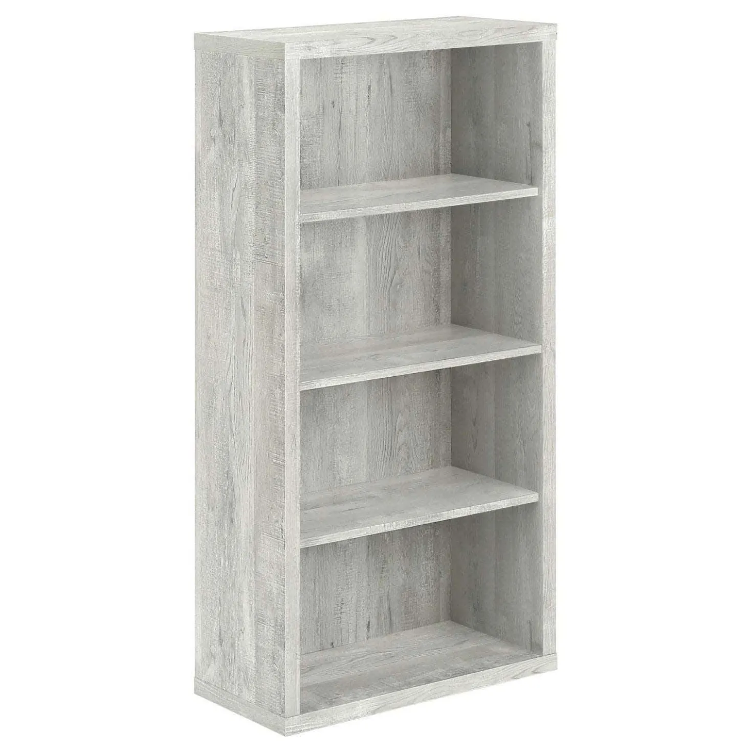 Étagère - 48"H, faux bois gris, tablettes ajustable - Monarch