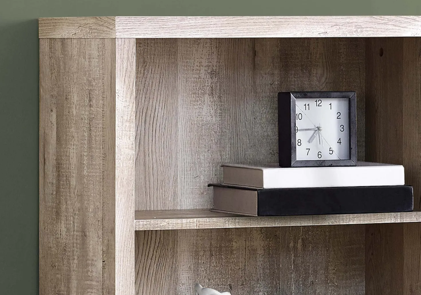 Étagère - 48"H, faux bois taupe, tablettes ajustable - Monarch