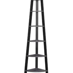 Étagère - 72"H, gris-noir en coin - Monarch