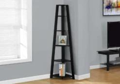 Étagère - 72"H, noir en coin - Monarch