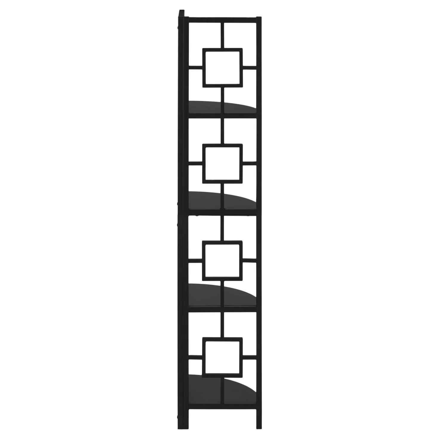 Étagère - 62"H, noir, métal noir en coin - Monarch
