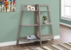 Étagère - 48"H, étagère d'appoint taupe foncé - Monarch