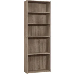 Étagère - 72"H, taupe foncé avec 5 tablettes - Monarch