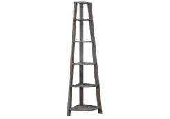 Étagère - 72"H, taupe foncé en coin - Monarch