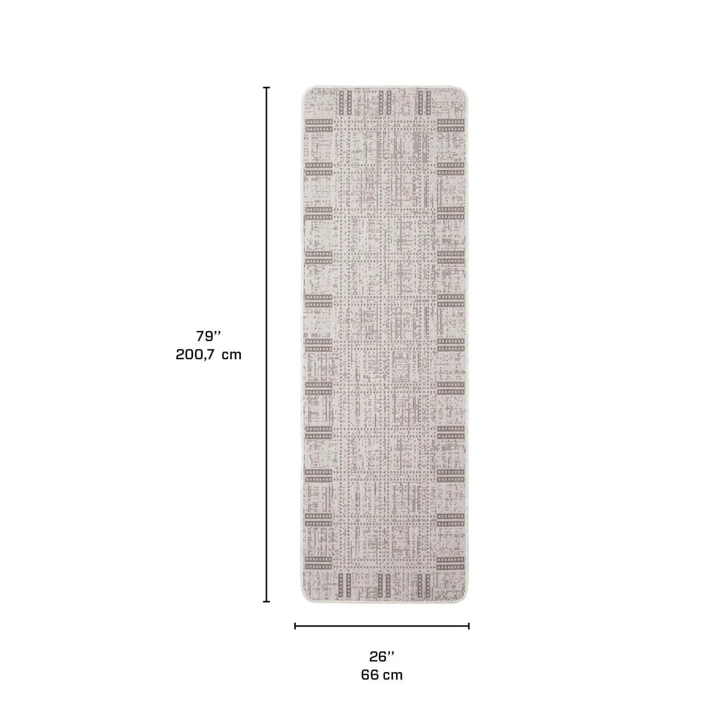 Tapis extérieur 2 x 7 pi
