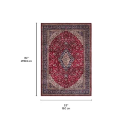 Tapis intérieur lavable à la machine - 5 x 7