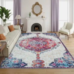 Tapis intérieur lavable à la machine - 5 x 7