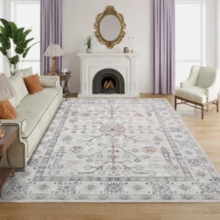 Tapis intérieur lavable à la machine - 5 x 7