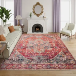 Tapis intérieur lavable à la machine - 5 x 7